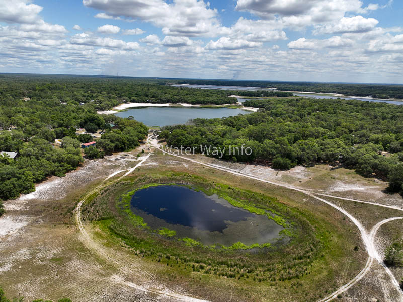 this is the furthest west section of Lake Brooklyn, not current connected